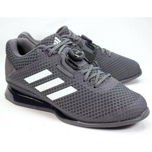 Adidas Leistung 16 II BOA Mens Size 9 Gray Weightlifting Training Lifting Shoes